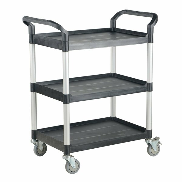 Vestil Commercial Cart, 43x20, 3Shelf, No Panels, Steel, 3 Shelves, 550 lb CSC-L